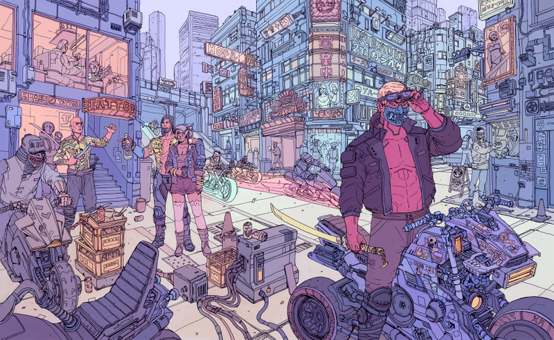 Illustration for article titled Cyberpunk 2077's Special Cover Art Is Very Nice